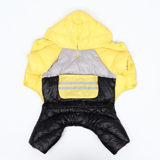 Комбинезон Анорак светоотражающий, размер 16 (ДС 36, ОГ 46, ОШ 35 см), чёрно-жёлтый - Simaland фото 11