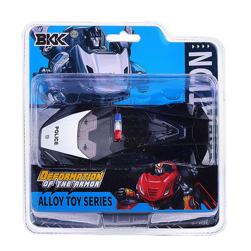 Робот трансформирующийся в полицейскую машину, в коробке