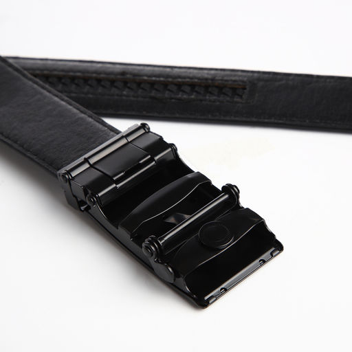Ремень мужской, ширина 3.5 см, пряжка автомат, цвет чёрный - Simaland фото 3