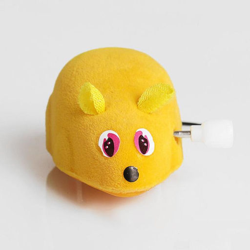 Мышь заводная, 7 см, жёлтая - Пижон фото 4