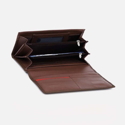 Кошелёк на магнитах, цвет коричневый - Simaland фото 3