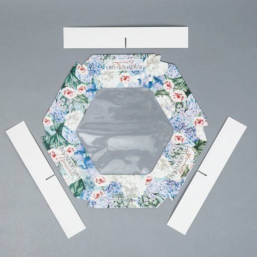 Цена за 5 шт. Коробка кондитерская, упаковка, «Вдохновляй красотой», 23×20×4 см