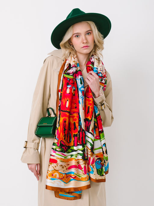 Большой, мягкий, тонкий и очень нежный двусторонний палантин - Tantino фото 3