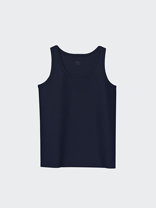 Bisiklet Yaka Basic Erkek ?ocuk Atlet 2li