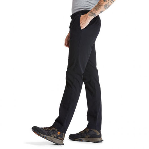 Мужские брюки Timberland Jogger Pant Lovell Lake Stretch Twill Slim Tappered черные  фото 2