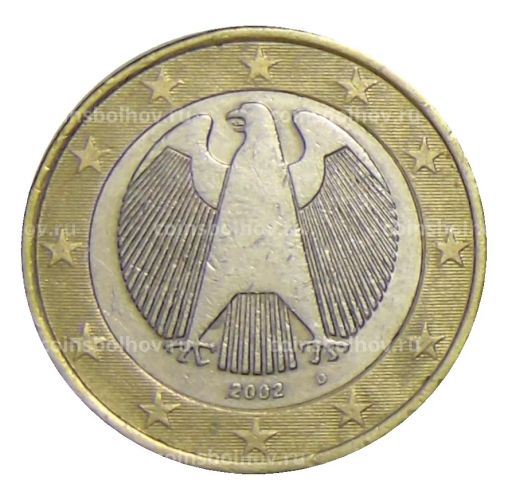 1 евро 2002 года D Германия