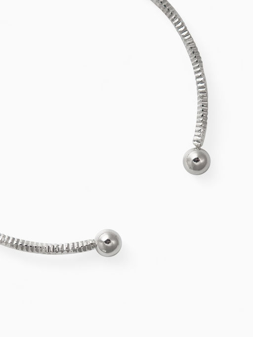 Набор 2 предмета: чокер, браслет Обруч сердце, цвет серебро