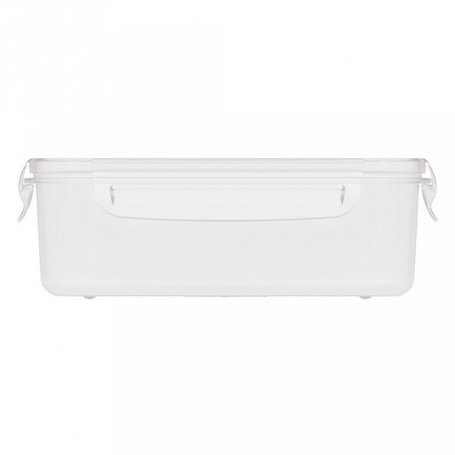 Контейнер для продуктов пластмассовый Прайм 1,6л, 22х16х7,5см, прямоугольный, на защелках, подходит для СВЧ (Россия) - Домашняя мода фото 2