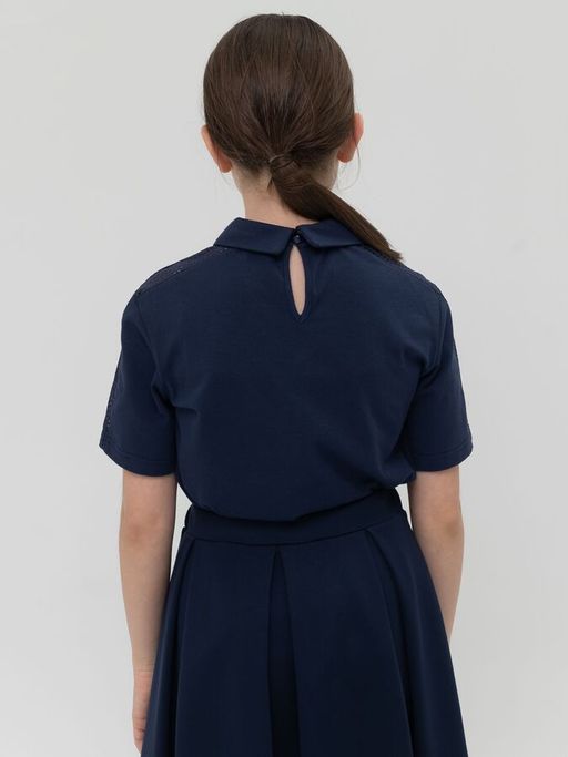 PELICAN, футболка для девочек, Темно-синий  фото 5