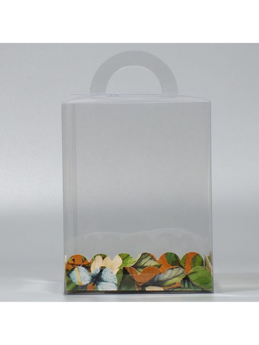 Цена за 5 шт. Коробка кондитерская, сундук, упаковка, «Ты моё счастье», 14×14×18 см