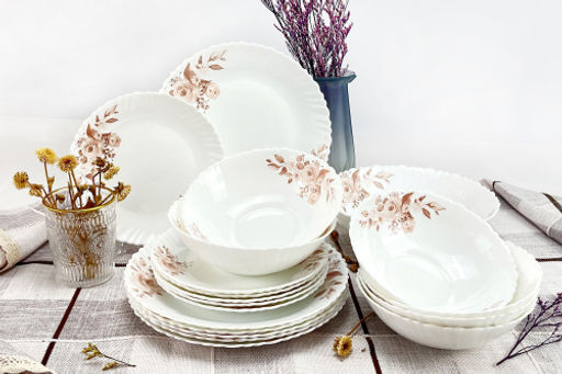 Набор столовый Jewel Фантазия 19 предметов (стеклокерамика)