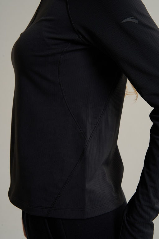 Лонгслив half-zip утепленный Черный ANTA TRN LS Tee фото 8