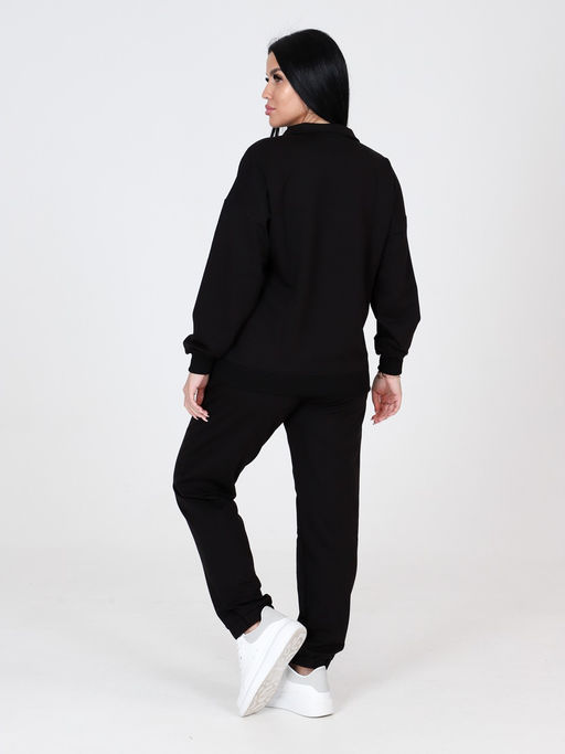 СК-2301 ЖЕНСКИЙ СПОРТИВНЫЙ КОСТЮМ (Черный) - А-дина фото 6