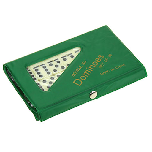 Домино пластмассовое, кость 2х4х0,5см, в п/эт цветной коробке 15х9х1,5см, цвета микс (Китай) - Домашняя Мода фото 3