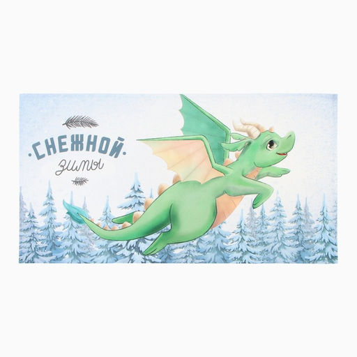 Цена за 2 шт. Полотенце Этель. Снежной зимы, 40?73 см, 100% хлопок, саржа 190 г/м?