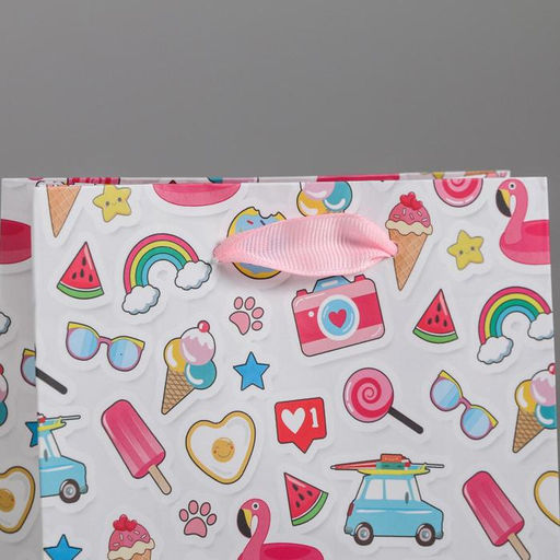 Пакет ламинированный вертикальный Хорошего настроения!, S 12 15 5.5 см - Дарите счастье фото 3