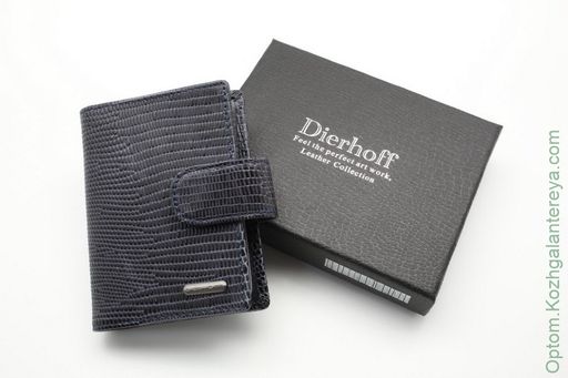 Кожаная мужская визитница Dierhoff Д 7200-010  фото 5