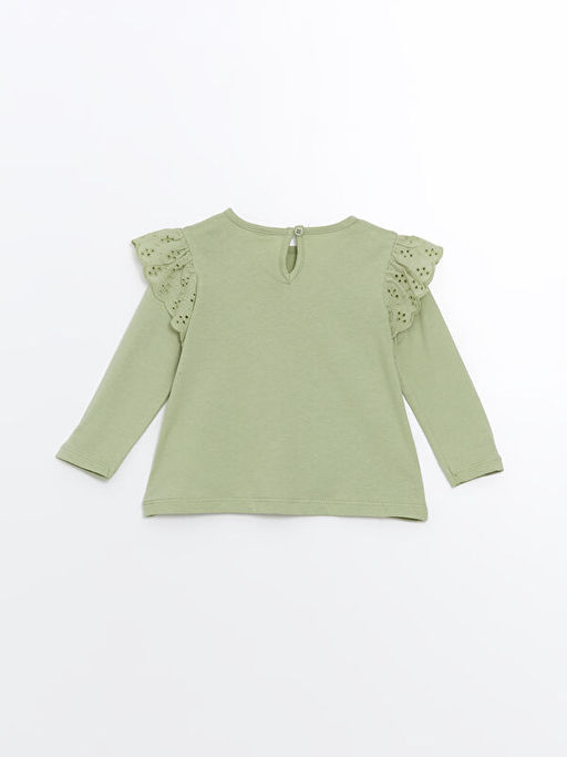 Bisiklet Yaka Basic K?z Bebek Bluz - Waikiki фото 2