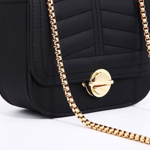 Сумка-мессенджер на застёжке, цвет чёрный - Simaland фото 6