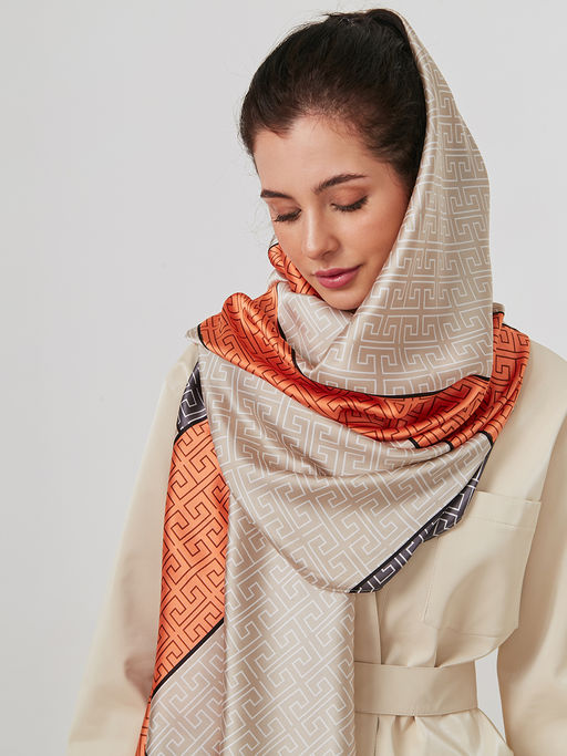 Большой, мягкий, тонкий и очень нежный двусторонний палантин - Tantino фото 8