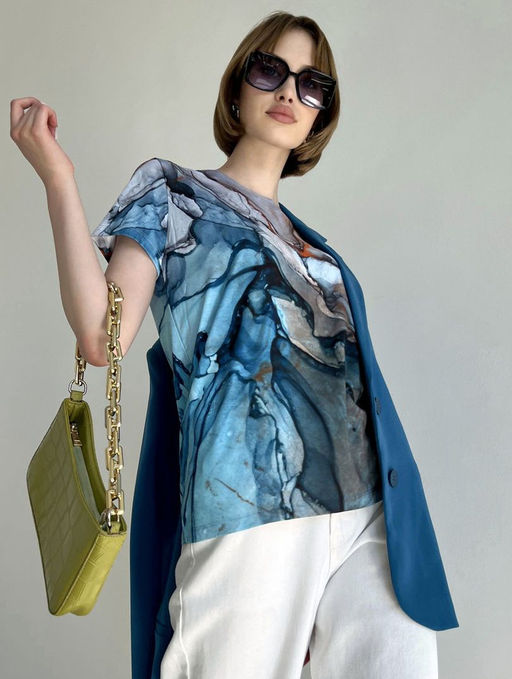 Футболка вискозная с невидимыми швами - Sahar art lab фото 15