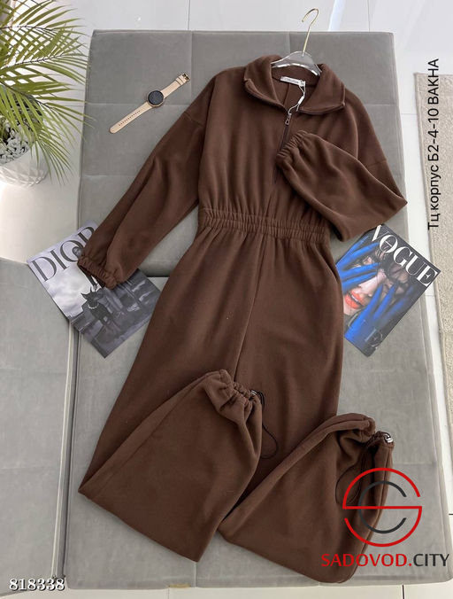 Теплый женский флисовый костюм - Bruno фото 7