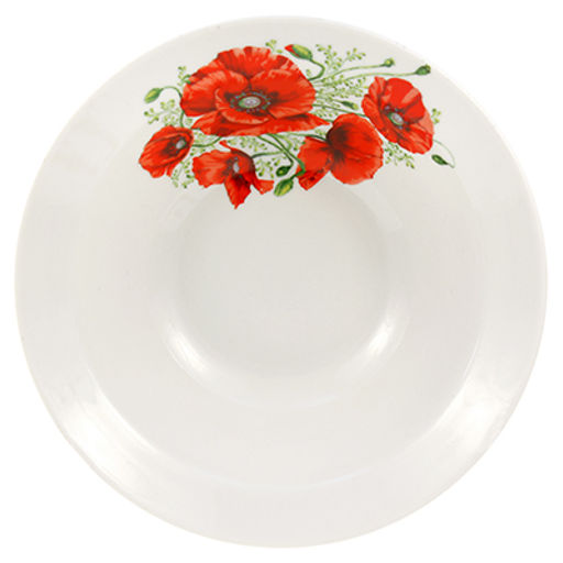 Миска фарфоровая Маки д170мм, 300мл, h55мм (Россия)