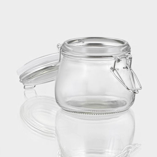 Банка для сыпучих продуктов Оптима, 100 мл, 97.27.5 см, с бугельным замком, стекло, прозрачная - Simaland фото 4