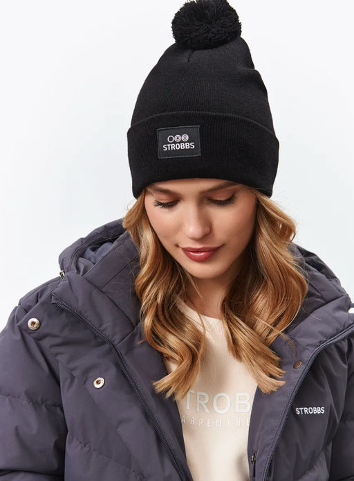 M006-3 Шапка женская, черная