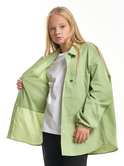 Рубашка one size для девочки UD 7997 фисташка - Mini maxi фото 9