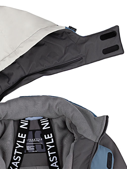 Комбинезон 8з6724 туман/асфальт - Nikastyle фото 7