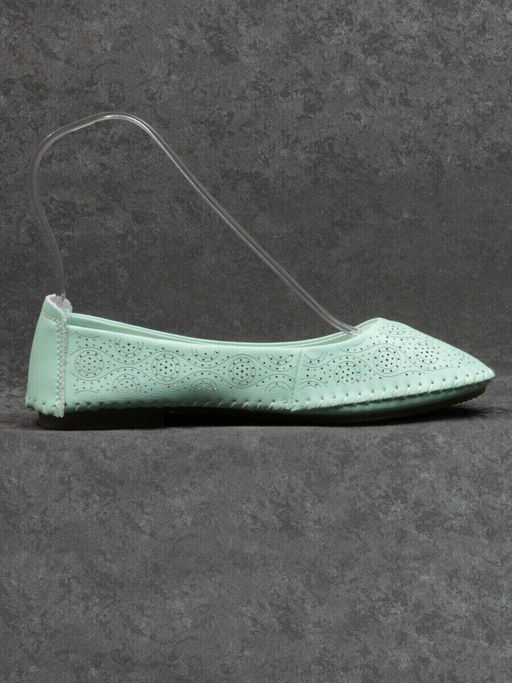 07-PDXL49-2 GREEN Балетки (натуральная кожа)