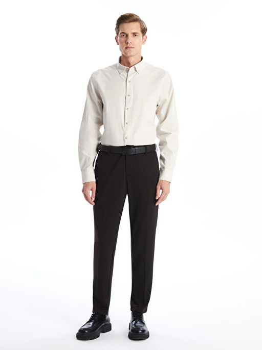 Regular Fit C?rt C?rt Kapamal? Erkek G?mlek