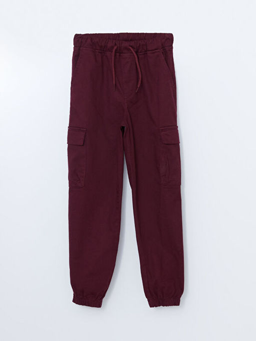 Beli Lastikli K?z ?ocuk Kargo Pantolon