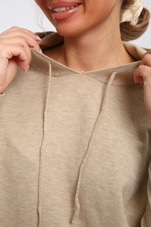 Костюм вязаный теплый с брюками и кофтой #6