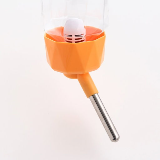 Поилка для животных, 500 мл, крепление-пружинка, оранжевая - Simaland фото 3