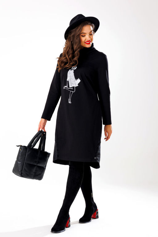 Комбинезон AGATTI 5645 Черный  фото 274