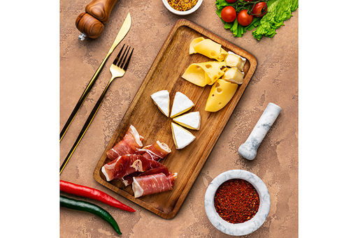 Поднос сервировочный 30*15*2 см, прямоугольный, акация