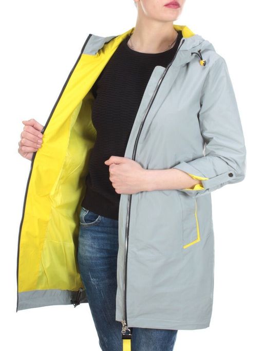 FY-906 GRAY Ветровка женская АЛИСА (100% полиэстер) - Фабричный китай фото 9