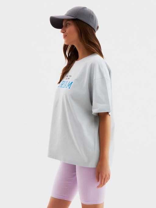 Футболка женская MIST Dream, серая, размер XS (40-42)