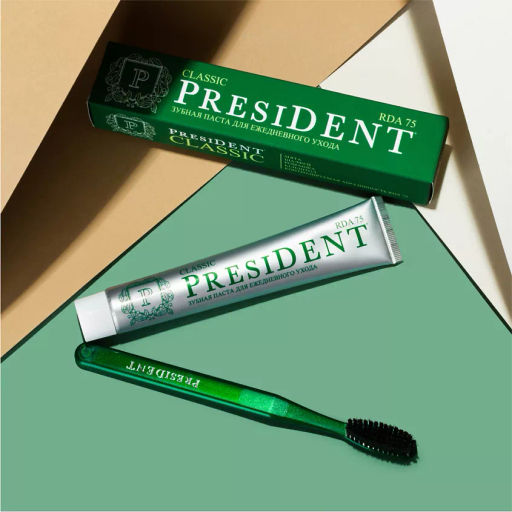 PresiDENT Щетка зубная Classic средняя 7 мил /на блистере