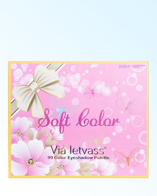 Via Letvass Палетка теней для век Soft Color, 99 цветов
