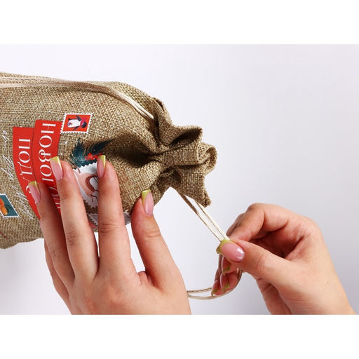 Набор мешков с термонаклейкой «Почта», холща, 3 штуки, 16 х 24 см