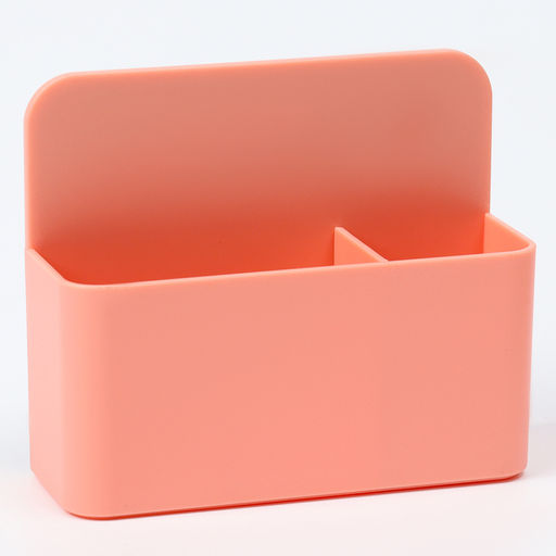 Подставка для маркеров и губок «Двойная», магнитная, универсальная, розовая, 4×12×10 см