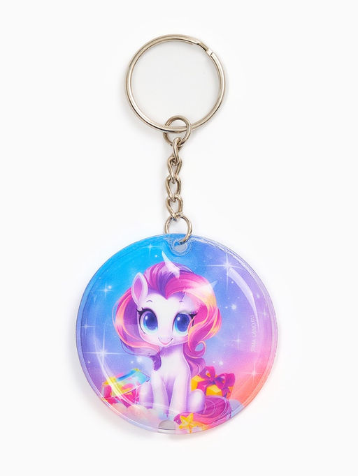 Цена за 5 шт. Брелок с фонариком Новогодний, 5?5 см, МИКС - Сима-ленд фото 6