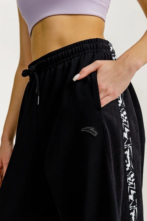 Брюки трикотажные Чёрный - Anta фото 3