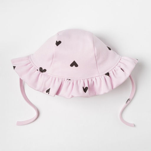 Панамка «Крошка Я. Сердечки», размер 44, розовая