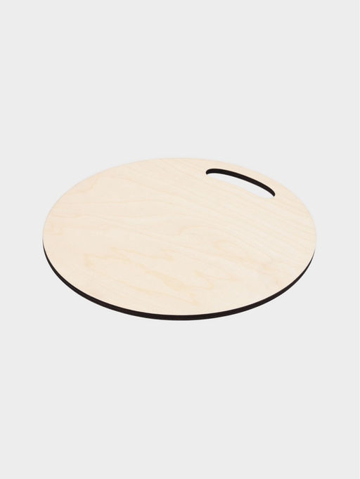 Доска разделочная сувенирная Дарим Красиво «Символ года. С новым годом», d=25.5 см, дерево, разноцветная