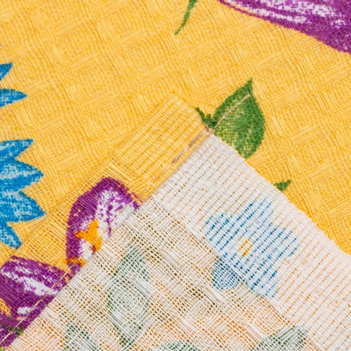 Полотенце банное Этель Русское поле 70х146 см, хлопок, вафельное полотно, 160 гр/м2  фото 3