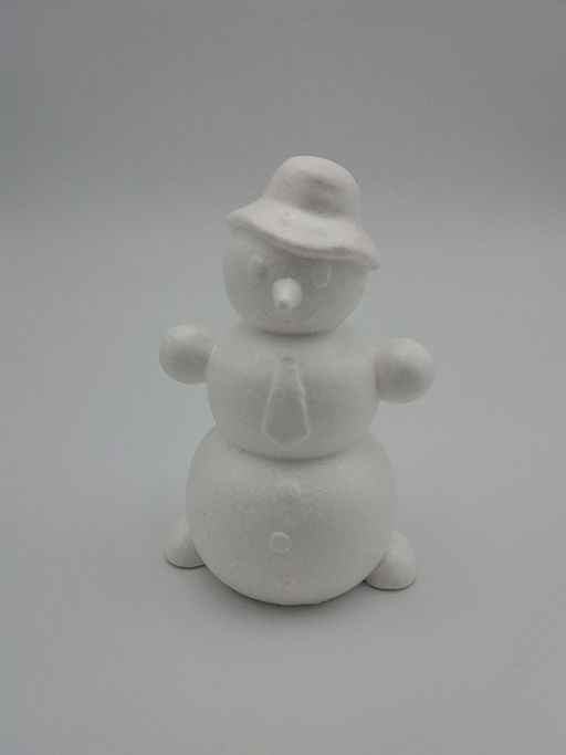 Love2art DPZ-R Заготовки для декора № 005 пенополистирол 8.5 х 8 х 15 см Снеговичок